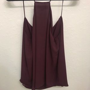 Maroon Loose Tank Too